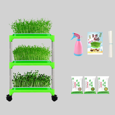 De binnen Hydroponic Zaailing Bestand Tray Stand For Family Corrosion van Pp