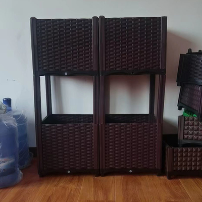 PVC Kunststof Moestuin Buiten Bloembak Vierkant