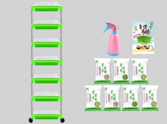 Multilayer Zaailing Biologisch afbreekbaar Tray Stand Microgreen Hydroponic Trays