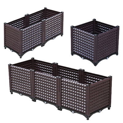 Vorst Bestand Plastic Planter op Wielen