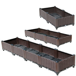 Vorst Bestand Plastic Planter op Wielen