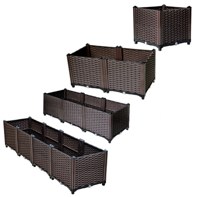 Van de de Tuinplanter van de vorstweerstand Plastic van de de Doos Openluchtdecoratie de Mottenbewijs