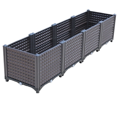 40*40*37cm de Plastic Vierkante Planters van Veg van Plantersdozen Plastic Lichtgewicht