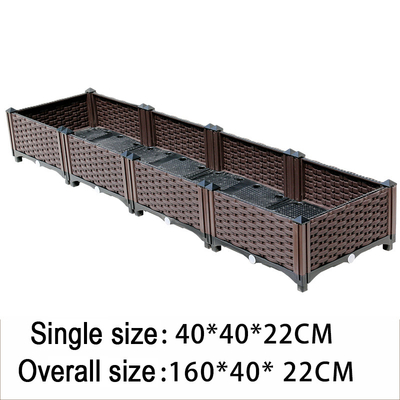 Antivriesmiddelen Plastic Planter met Wielen