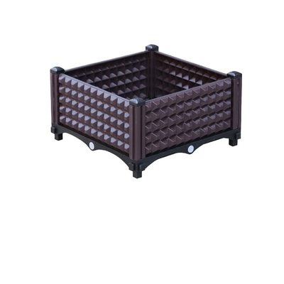 Decoratieve Moderne Grote Vierkante Plastic de Plantersdozen van pp voor Balkon