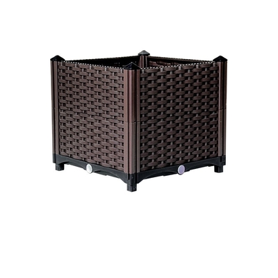 Decoratieve Moderne Grote Vierkante Plastic de Plantersdozen van pp voor Balkon