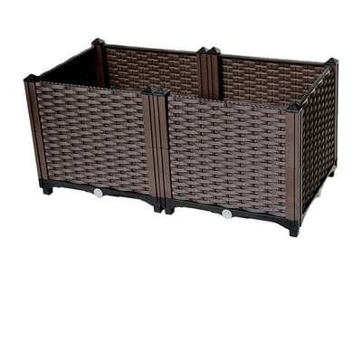 Binnendiepte 30cm Plastiek Opgeheven Plantersdozen voor het Bewijs van de Druivencorrosie