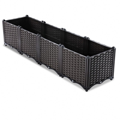 Hand - de geweven Plastic Doos van de Tuinplanter