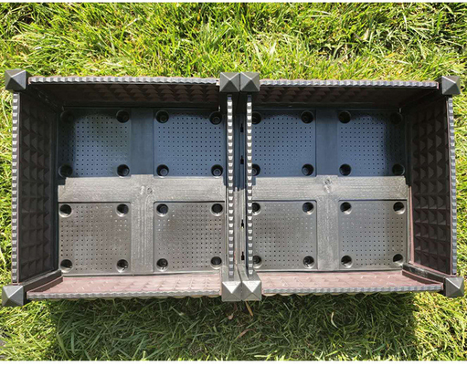 160*40*22cm de Plastiek Opgeheven de Planter van het Tuinbed Zelf het Water geven Plastic Dozen van de Dekplanter