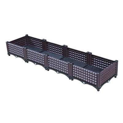 De minimalistische Plastic Openluchtplanter van de de Aarde Vriendschappelijke Stedelijke Tuin van Plantersdozen