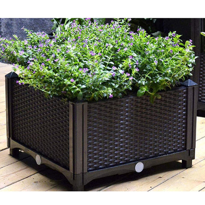 Hoog - van de het Bed goedkoop planter van de kwaliteits Plastic Vierkant Stapelbaar Opgeheven Tuin van de de doostuin de Installatiebed