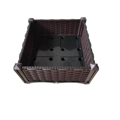 Hoog - van de het Bed goedkoop planter van de kwaliteits Plastic Vierkant Stapelbaar Opgeheven Tuin van de de doostuin de Installatiebed