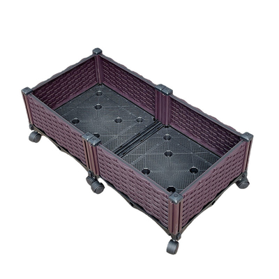 In te ademen Polypropyleen Plastic Planter op Wielen voor de Dagvakantie van Valentine