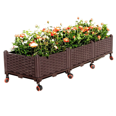 Multifunctioneel Opgeheven Plastic Opgeheven de Tuinbed van Tuinplanters pvc op Gietmachines