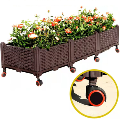 Multifunctioneel Opgeheven Plastic Opgeheven de Tuinbed van Tuinplanters pvc op Gietmachines