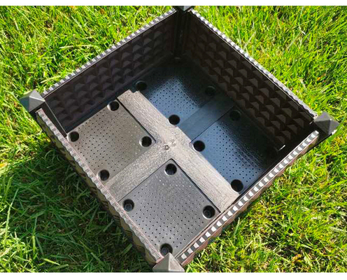 50*50*27CM Plastic Plantersdozen op Benen