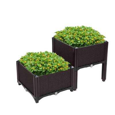 120cm Dozen van de Lengtepp de Grote Plastic Rechthoekige Planter met Benen