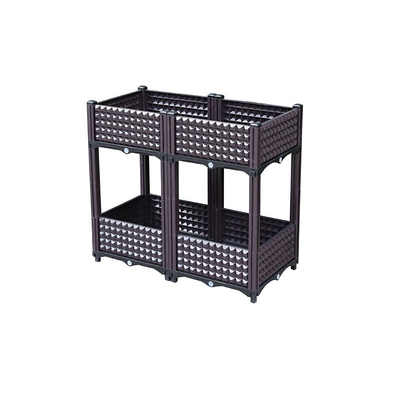 Beweegbare Dubbele Laag Plastic het Plantaardige Groeien Dozen Openlucht UV Bestand