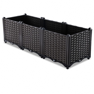Van de de Tuinplanter van het restaurantsterras Plastic Doos 160*40*37cm Logo Customized