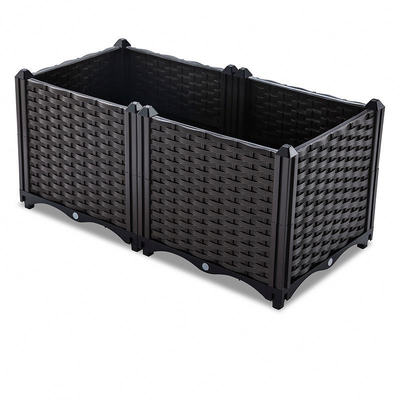 Van de de Tuinplanter van het restaurantsterras Plastic Doos 160*40*37cm Logo Customized