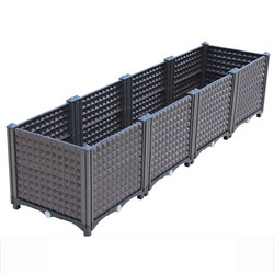 Van de de Tuinplanter van het restaurantsterras Plastic Doos 160*40*37cm Logo Customized
