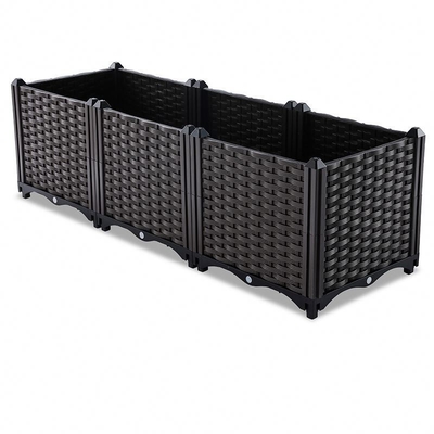 In te ademen Groot Plastic de Dozenplastiek van de Tuinplanter in Opgeheven UV Bestand van het Tuinbed