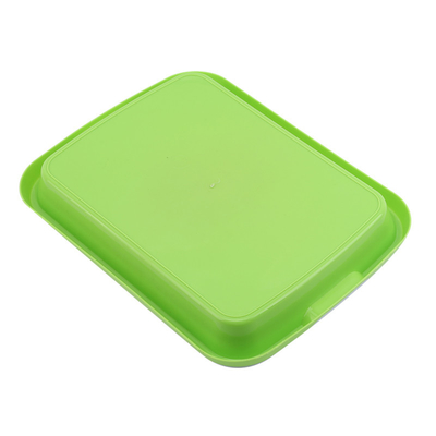 24.5cm Breed Plastic Hydroponic Dienbladenzaad Sprouter Tray With Lid Anti Corrosion