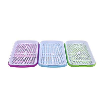 11cm Hoge Plastic Water het Groeien Zaadspruit Tray Biodegradable