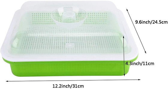 De binnen van het het Polypropyleenzaad van de Watercultuur Spruit Tray Eco Friendly
