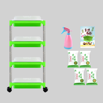 De binnen Hydroponic Zaailing Bestand Tray Stand For Family Corrosion van Pp