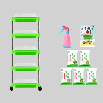 Regelbare Germinatie Plastic Zaailing Tray Stand Recyclable Multicolor
