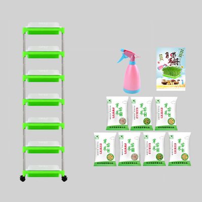 Regelbare Germinatie Plastic Zaailing Tray Stand Recyclable Multicolor