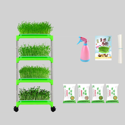 PE Met een laag bedekte Zaailing Tray Stand Mung Bean Sprouting vriendschappelijk Tray Environment