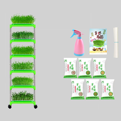 PE Met een laag bedekte Zaailing Tray Stand Mung Bean Sprouting vriendschappelijk Tray Environment