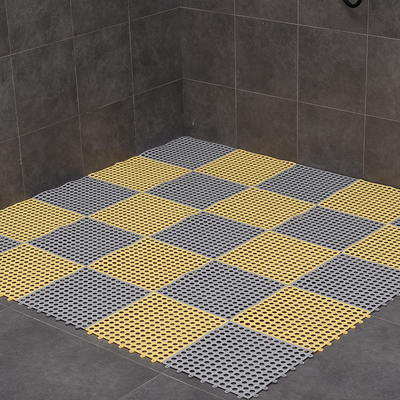 Duurzame het Verbinden Mat 30*30CM van Vloermat anti slip toilet floor
