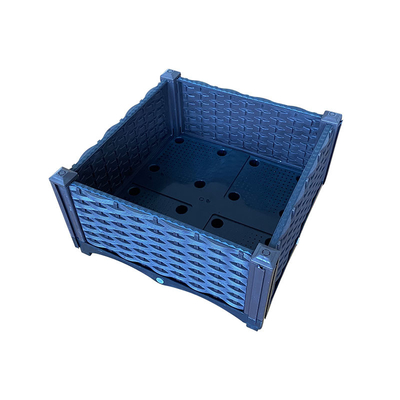 Antiwear Decoratieve Rechthoekige Plastic Preventie van de de Planters Openluchtmot van de Bloemdoos