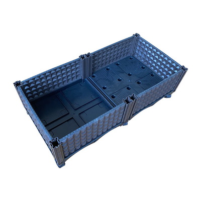 De Plastic Planter die van het corrosiebewijs op Wielentuin Dozenflexibiliteit planten