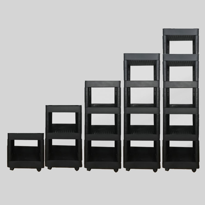 Gemakkelijk om Multilayer Plastic de Opslagkarretje Vier te assembleren van de Huiskeuken Wielen